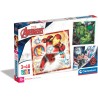 Clementoni - 25315 - Supercolor Puzzle - Marvel The Avengers - 3x48 Pezzi (Include 3 Puzzle Da 48 Pezzi)