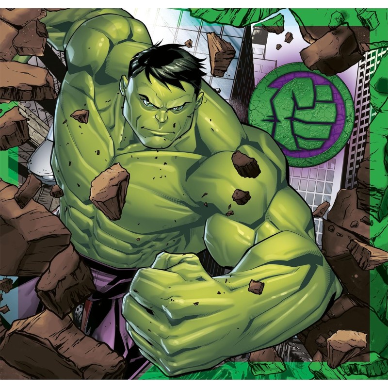 Clementoni - 25315 - Supercolor Puzzle - Marvel The Avengers - 3x48 ...