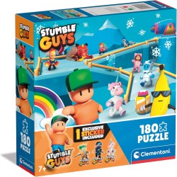 Clementoni 29323 - 180 Pezzi Puzzle Personaggi Stumble Guys Videogioco, Gaming, Made In Italy