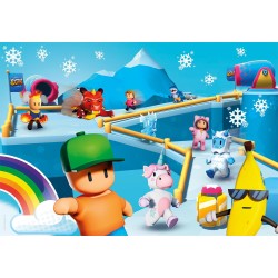Clementoni 29323 - 180 Pezzi Puzzle Personaggi Stumble Guys Videogioco, Gaming, Made In Italy