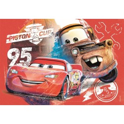 Clementoni - 24808 - Supercolor Puzzle - Disney Cars - 2x20 Pezzi (Include 2 Puzzle Da 20 Pezzi) - Puzzle Bambini 3 Anni Carton