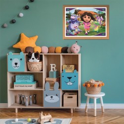 Clementoni - 24826 Puzzle per Bambini 24 Pezzi Supercolor, per Bambini 3+ Anni, Illustrazione Nickelodeon Dora, Made in Italy, 