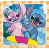 Clementoni - 25321 Disney Stitch Supercolor 3x48 (Include 3 da 48 Pezzi) Bambini 5 Anni, Puzzle Cartoni Animati, Made in Italy