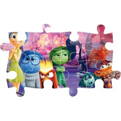 Clementoni - 25070 Puzzle 104 Pezzi Supercolor Maxi, per Bambini 4+ Anni, Illustrazione con Personaggi Disney Inside Out 2, Mad