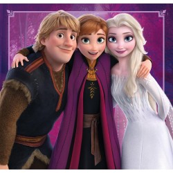 Clementoni - 25306 - Supercolor Puzzle - Disney Frozen - 3x48 Pezzi (Include 3 Puzzle Da 48 Pezzi) - Puzzle Bambini 5 Anni, Puz