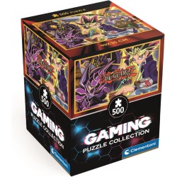 Clementoni - 35602 Puzzle 500 Pezzi Cube per Adulti e Ragazzi, Collection, Illustrazione Yu-Gi-Oh!, Poster Incluso, Made in Ita