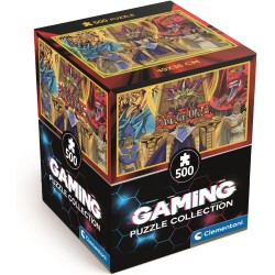 Clementoni - 35603 Puzzle 500 Pezzi Cube per Adulti e Ragazzi, Collection, Illustrazione Yu-Gi-Oh!, Poster Incluso, Made in Ita