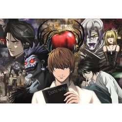 Clementoni - 35608 Puzzle 500 Pezzi Cube per Adulti e Ragazzi, Collection, Illustrazione Death Note, Poster Incluso, Made in It