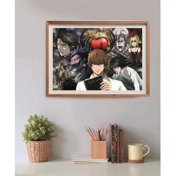 Clementoni - 35608 Puzzle 500 Pezzi Cube per Adulti e Ragazzi, Collection, Illustrazione Death Note, Poster Incluso, Made in It