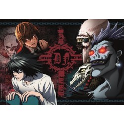 Clementoni - 35609 Puzzle 500 Pezzi Cube per Adulti e Ragazzi, Collection, Illustrazione Death Note, Poster Incluso, Made in It