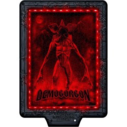 Clementoni - 35611 Stranger Things Metamorphic Art Collection - Demogorgon’s Hunt, Quadro Interattivo 520 Pezzi con Cornice e L