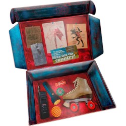 Clementoni - 35611 Stranger Things Metamorphic Art Collection - Demogorgon’s Hunt, Quadro Interattivo 520 Pezzi con Cornice e L