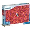 Clementoni - 39929 Impossible Puzzle 1000 Pezzi per Adulti e Ragazzi, Tema Disney Frozen con Poster Incluso, Compact Box, Made 