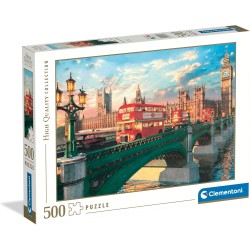 Clementoni - 35569 Puzzle 500 Pezzi per Adulti e Ragazzi, Collection, Tema Ponte di Westminster, Idea Regalo Uomo e Donna, Made