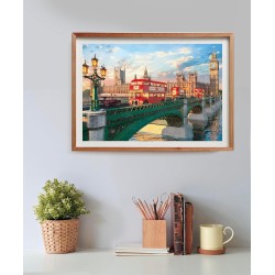 Clementoni - 35569 Puzzle 500 Pezzi per Adulti e Ragazzi, Collection, Tema Ponte di Westminster, Idea Regalo Uomo e Donna, Made