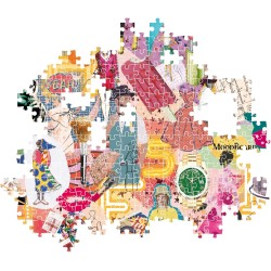 Clementoni - 37071 Puzzle 1000 Pezzi per Adulti e Ragazzi, Special Series, Tema Massimalismo Fashion & Design, Compact Box con 