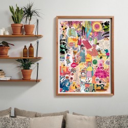 Clementoni - 37071 Puzzle 1000 Pezzi per Adulti e Ragazzi, Special Series, Tema Massimalismo Fashion & Design, Compact Box con 