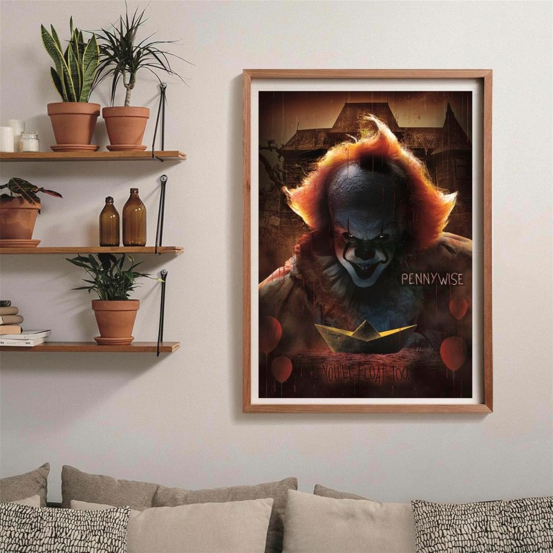 Clementoni - Puzzle 1000 Pezzi per Adulti e Ragazzi, Horror Movie Collection, Tema The Nun II - Valak, Poster Incluso, Idea Regalo Halloween Uomo e Donna, Made in Italy, 50x70 cm, 37098
