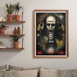 Clementoni - 37098 Puzzle 1000 Pezzi per Adulti e Ragazzi, Collection, Tema The Nun II - Valak, Poster Incluso, Made in Italy, 