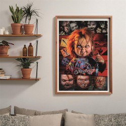 Clementoni - 37099 Puzzle 1000 Pezzi per Adulti e Ragazzi, Collection, Tema Chucky, Poster Incluso, Made in Italy, 50x70 cm
