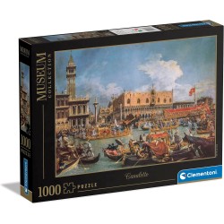Clementoni - 39764 - Museum Collection - Canaletto, "The Return Of The Bucentaur At The Molo On Ascension Day" - 1000 Pezzi - M