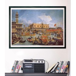 Clementoni - 39764 - Museum Collection - Canaletto, "The Return Of The Bucentaur At The Molo On Ascension Day" - 1000 Pezzi - M