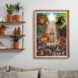Clementoni 39902 Puzzle Disney The Lion King - 1000 Pezzi - Puzzle Adulti, Poster Incluso, Serie Tv, Puzzle Disney, Made In Ita