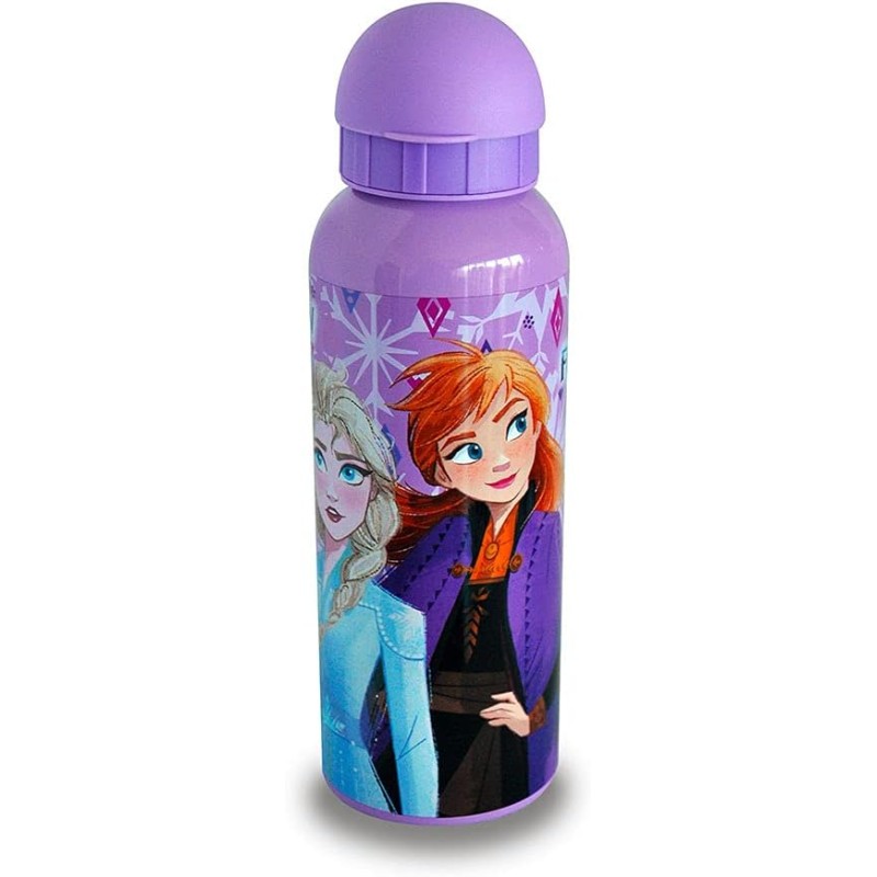 Coriex - Borraccia Alluminio 500 Ml Frozen II, modelli assortiti, 1 pezzo - D02181MC