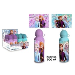 Coriex - Borraccia Alluminio 500 Ml Frozen II, modelli assortiti, 1 pezzo - D02181MC
