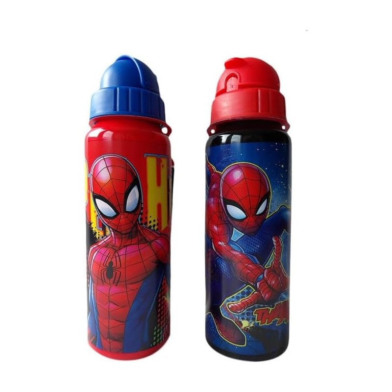 Coriex - Borraccia Spiderman Marvel 550 ml alluminio, modelli assortiti, 1 pezzo - M09510MC