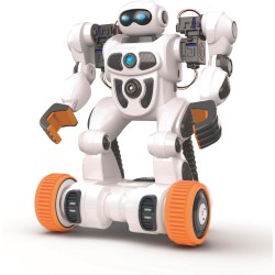 Clementoni 19449 Scienza e Gioco Robotics - AIRO PRO, Robot da Assemblare, con APP Dedicata e Tecnologia AI, Imita Movimenti co