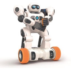 Clementoni 19449 Scienza e Gioco Robotics - AIRO PRO, Robot da Assemblare, con APP Dedicata e Tecnologia AI, Imita Movimenti co