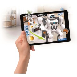 Clementoni 19449 Scienza e Gioco Robotics - AIRO PRO, Robot da Assemblare, con APP Dedicata e Tecnologia AI, Imita Movimenti co