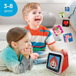 Clementoni Sapientino - 17729 Magico Raccontastorie per Bambini, con 40 Storie Illustrate in Pixel Art Interattive e Personaliz