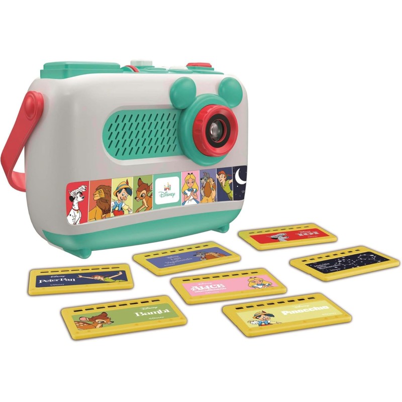 Clementoni 17507 Disney Baby Proiettore Raccontastorie PLUS, Storyteller per Bambini 2+ Anni, con 7 Storie dei Grandi Classici,