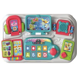 Clementoni Baby - 17547 Tavolo attività Baby Gamer, Postazione Gaming per Bambini, con Tastiera e Elementi Interattivi, Stimola