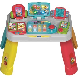 Clementoni Baby - 17547 Tavolo attività Baby Gamer, Postazione Gaming per Bambini, con Tastiera e Elementi Interattivi, Stimola