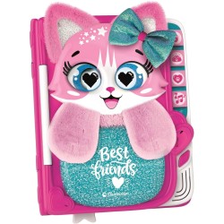 Clementoni - 16491 BFF Sally Il Mio Diario Segreto Digitale LCD, Gioco Interattivo, Animazioni e 20 Attività di Gioco, Diario E
