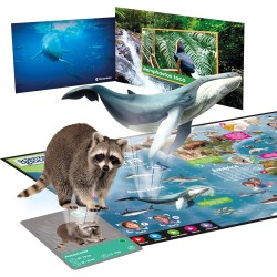 Clementoni Scienza e Gioco Lab - Animali del Pianeta Terra, con Visore VR per Realtà Aumentata con App Dedicata, per Scoprire I