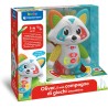 Clementoni Baby Oliver, il Mio Compagno di Giochi Interattivo, Raccontastorie Prima Infanzia con Occhi Led, Stimola Manualità e