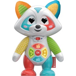 Clementoni Baby Oliver, il Mio Compagno di Giochi Interattivo, Raccontastorie Prima Infanzia con Occhi Led, Stimola Manualità e