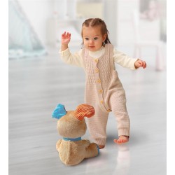 Clementoni Baby - 17583 Timmy Parla Gioca Canta, Peluche Interattivo Parlante in Italiano per Bambini di 12+ Mesi, Stimola lo S