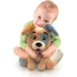 Clementoni Baby - 17583 Timmy Parla Gioca Canta, Peluche Interattivo Parlante in Italiano per Bambini di 12+ Mesi, Stimola lo S