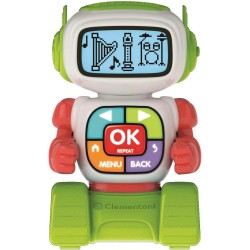 Clementoni Sapientino - 16713 Eddie Robot Educativo Interattivo, Gioco Educativo, Robot Parlante con Schermo LCD, Impara Letter