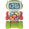 Clementoni Sapientino - 16713 Eddie Robot Educativo Interattivo, Gioco Educativo, Robot Parlante con Schermo LCD, Impara Letter