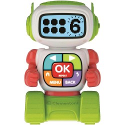 Clementoni Sapientino - 16713 Eddie Robot Educativo Interattivo, Gioco Educativo, Robot Parlante con Schermo LCD, Impara Letter