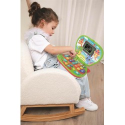 Clementoni - 16488 Computer Kid Draghetto Laptop Educativo Bambini 2+ Anni, 10 attività, Gioco Elettronico per Imparare Lettere