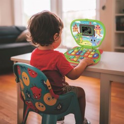 Clementoni - 16488 Computer Kid Draghetto Laptop Educativo Bambini 2+ Anni, 10 attività, Gioco Elettronico per Imparare Lettere