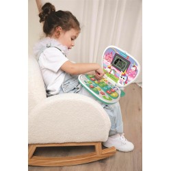 Clementoni - 16489 Computer Kid Unicorno Laptop Educativo Bambini 2+ Anni, 10 attività, Gioco Elettronico per Imparare Lettere,