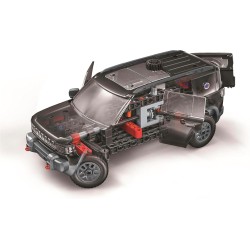 Clementoni 19383 Scienza e Gioco Laboratorio di Meccanica - Macchina Jeep Recon, Set Costruzioni Bambini, Scopri i Principi del